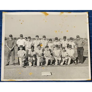 Vtg Sam Lynn JBA Ballpark King Lumber Team Photo Baseball Bakersfield California